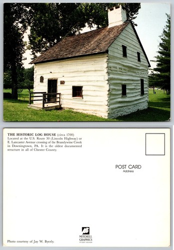 Historic log house downingtown - log,