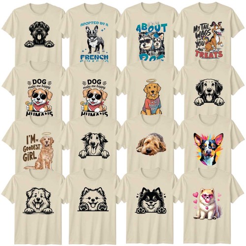 Shirt divertente slogan cane - t-shirt,