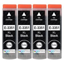 4 cartucce inchiostro nero XL