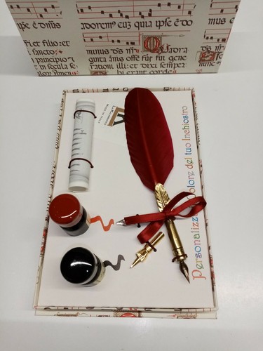 Penna con piuma - penna,