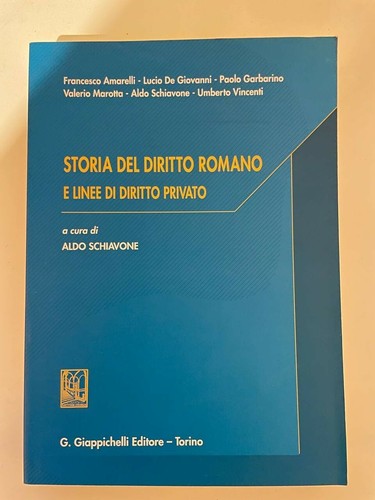 Storia del diritto romano - del,