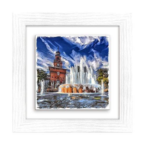 Lupia quadro ceramica - lupia, stampata