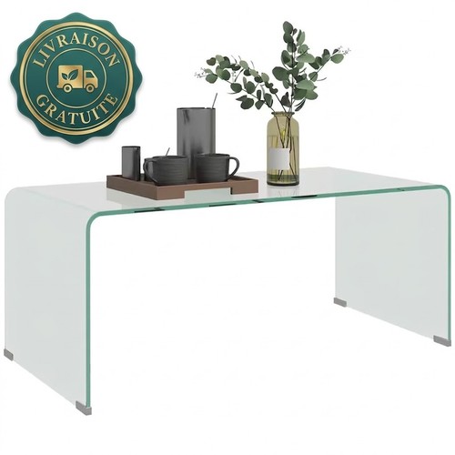 Table basse verre trempé - basse,