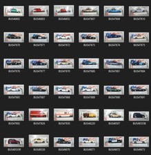 Vari modellini auto Busch (camion, auto, furgoni) art. 0-48899 H0/1:87