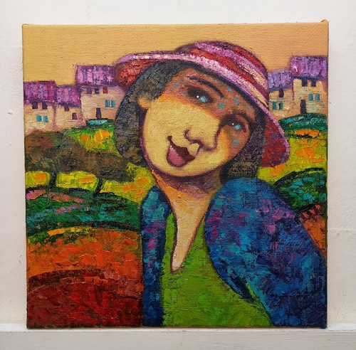 Quadro dipinto figura - quadro,