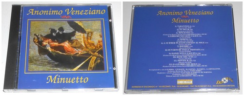 Anonimo veneziano minuetto - minuetto, cd