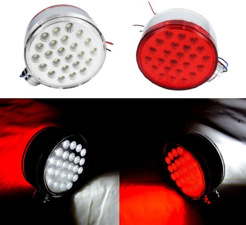 12v 24v bianco rosso led - 24v,