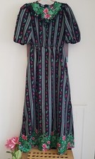 Abito camicia midi nero