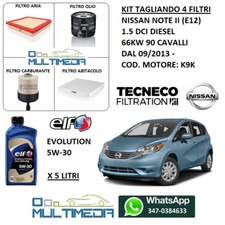 TAGLIANDO 4 FILTRI OLIO ELF