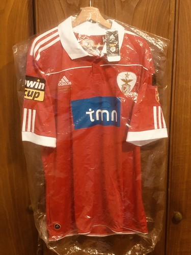 Benfica 2010 home shirt - sl, 2010/11