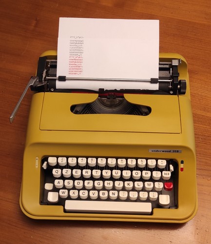 Olivetti underwood 319 ocra - olivetti,