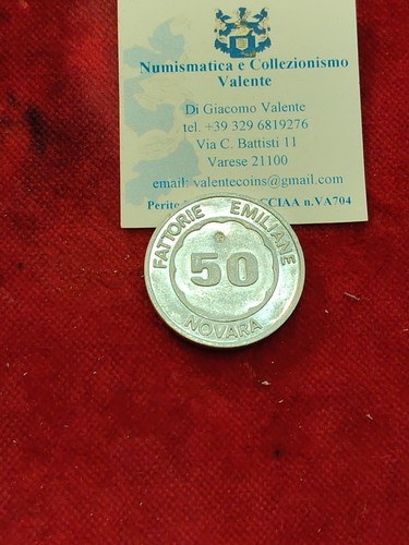 Gettone alimentare novara - gettone,