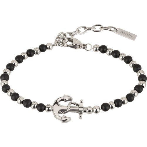Bracciale uomo breil black - bracciale,