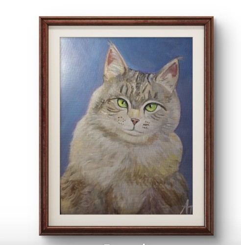 Quadro gatto originale - , maine
