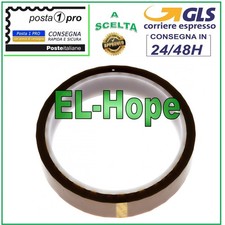KAPTON NASTRO ADESIVO TERMICO ALTA TEMPERATURA HIGH TAPE PROTEZIONE BGA 2CM 30MT
