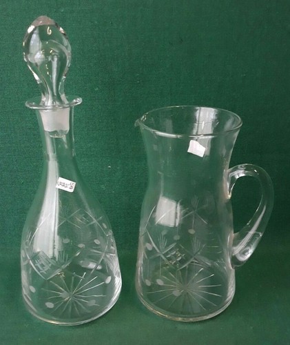 Caraffa con bottiglia vintage - con,