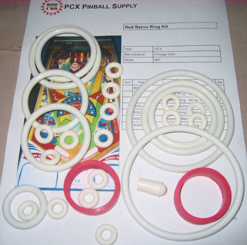 Kit anello gomma flipper