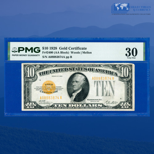 2400 1928 dieci dollari - dieci,