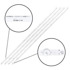 KIT 4 BARRE STRIP 11 LED TV PHILIPS GJ-2K19-D3X3-500-D411-V2, 20BZ11D0B338BL01D