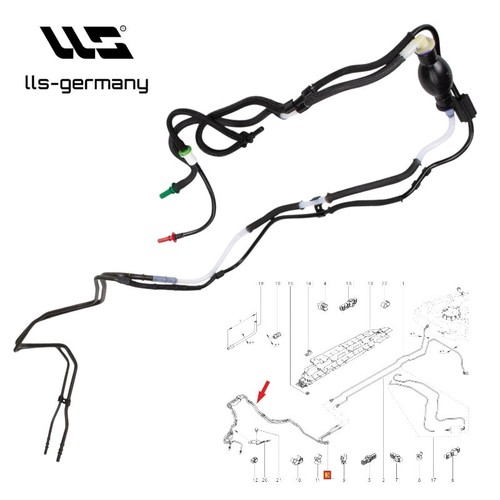 Tubo carburante per - , renault