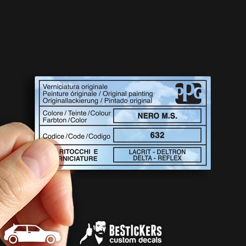 Adesivo vernice lancia delta - vernice,