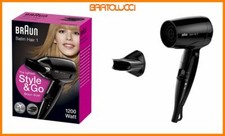 BRAUN HD130 PHON 1200W 1VEL 2TEMP DA VIAGGIO C/BECCUCC. NERO