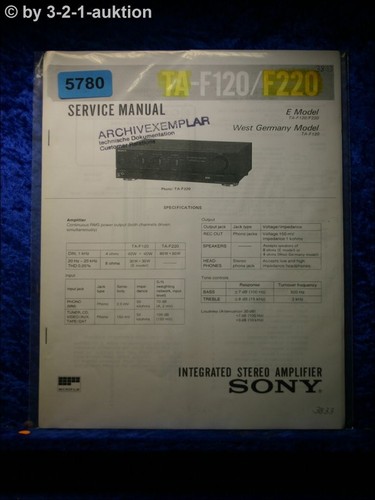 Sony service manual - service,