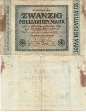 Germania Germany 20.000.000.000 Mark P118a2 - Ro.115b DV