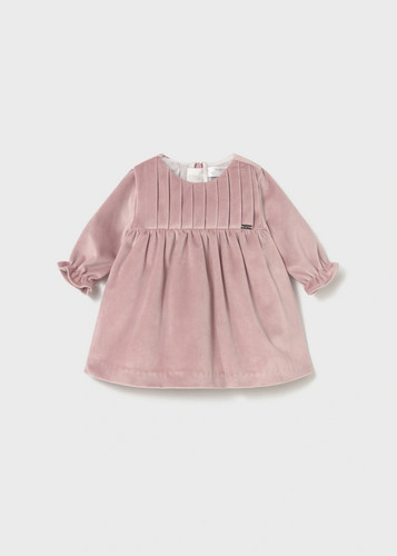 Abito vestito velluto neonata - velluto,