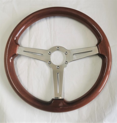 Nova 37cm sport wood steering - nova,
