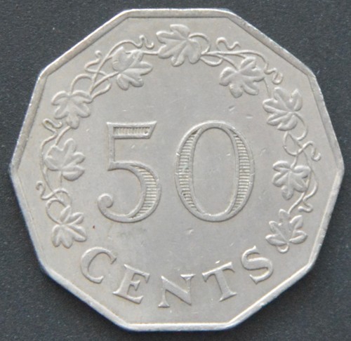 Malta centesimi 1972 - 50,