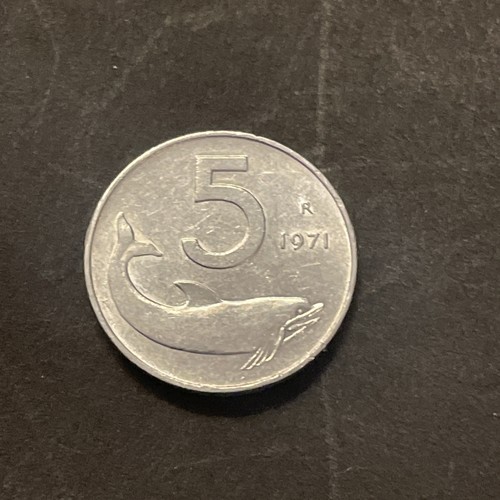 Lire 1971 moneta italia - 1971,