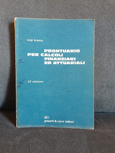 Libro prontuario per calcoli - prontuario,