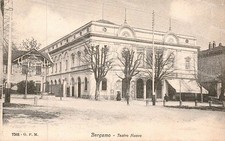 dt12 cartolina bergamo, teatro