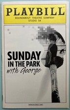 Sondheim Playbill Sunday in