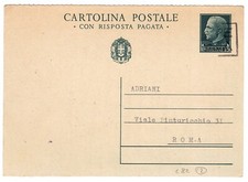 C082 intero postale REGNO V