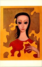 Cartolina Dipinto Olio Il