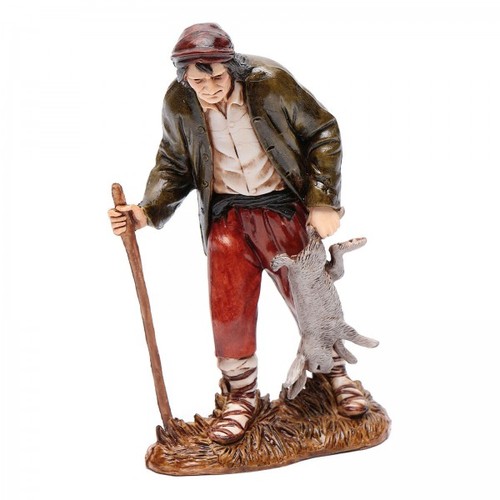 Pastore statuina cacciatore