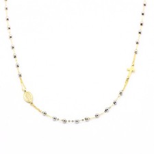 Girocollo Unisex Rosario Oro