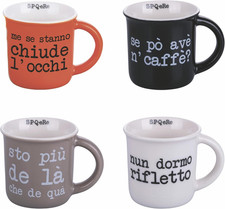 Set 4 Tazzine Caffè 100 Ml in