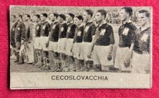 Cecoslovacchia Calcio 1934 Fratelli Barilla Figurina Anteguerra