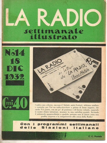 Radio settimanale - la,