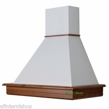 CL90-Cappa cucina 90 Frassino chiaro con motore rustica legno camino bianco
