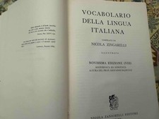 Vocabolario lingua italiana