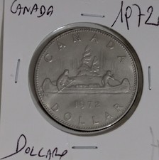 Dollaro 1972 argento canada - dollaro,