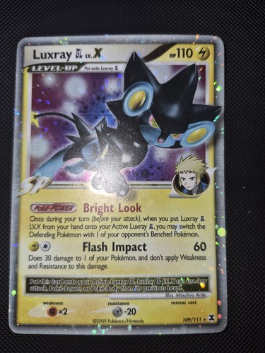 Carte pokémon luxray x - pokémon, gl
