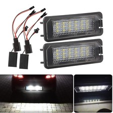 2 pezzi LED Luci targa per
