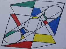 "Triangolo 3" - 40 x 30 cm -
