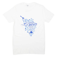 T-shirt donna Camping Tripesce bianca L