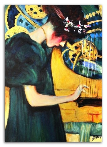 Gustav klimt 70x50cm - klimt-70x50cm, dipinto